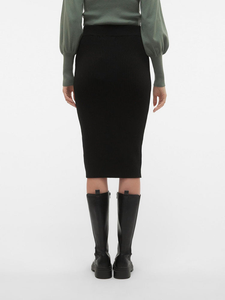 Γυναικεία φούστα πλεκτή VMLUCKY NW CALF SKIRT GA BOOS 10300096 | 10300096