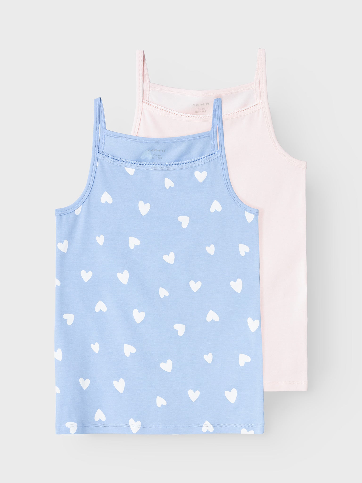 Εφηβικά φανελάκια σετ 2 τεμ NKFSTRAP TOP 2P SERENITY HEART NOOS 13229627 | 13229627