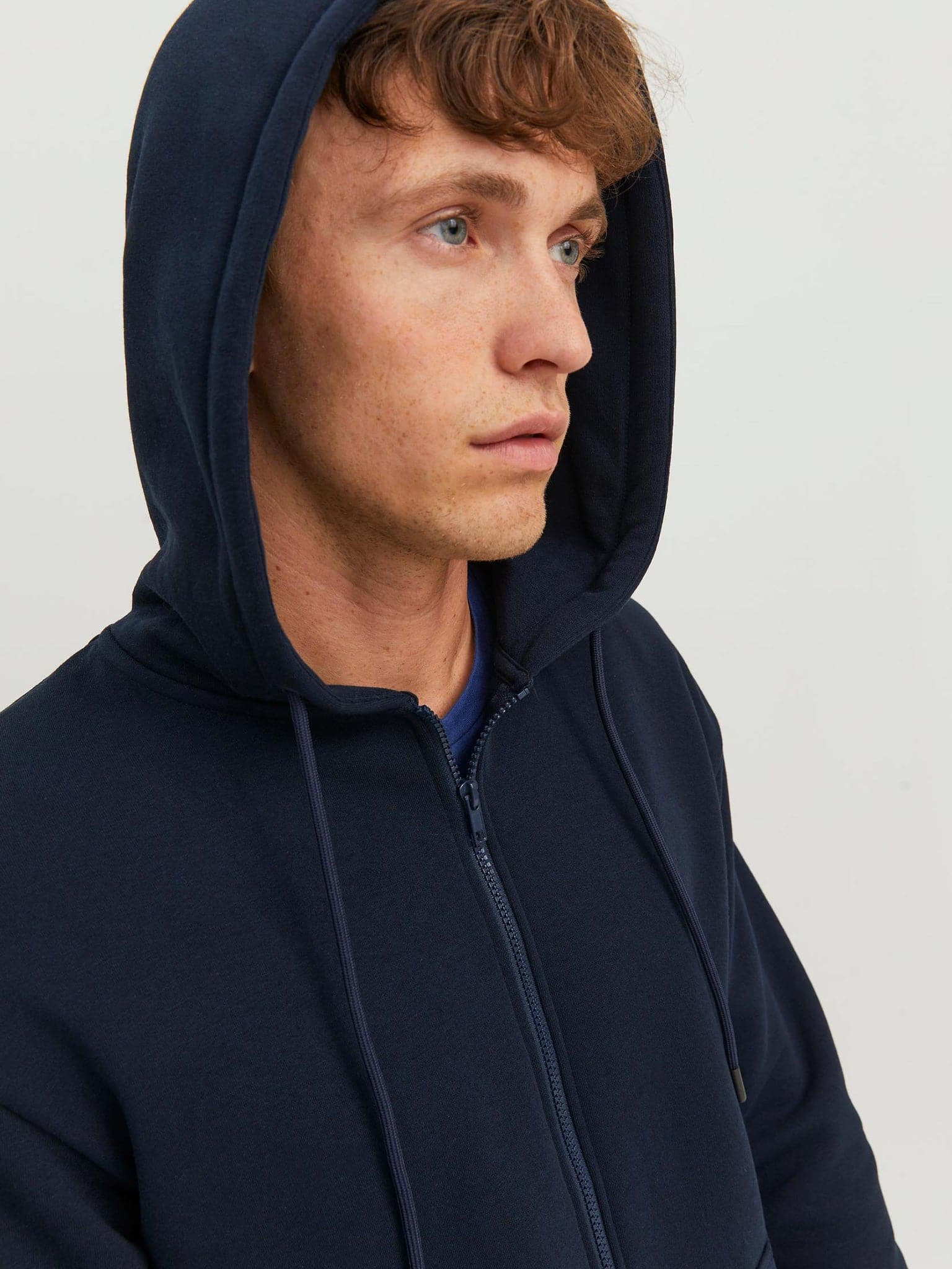 Ανδρική ζακέτα φούτερ JJEBRADLEY SWEAT ZIP HOOD NOOS 12249342 | 12249342