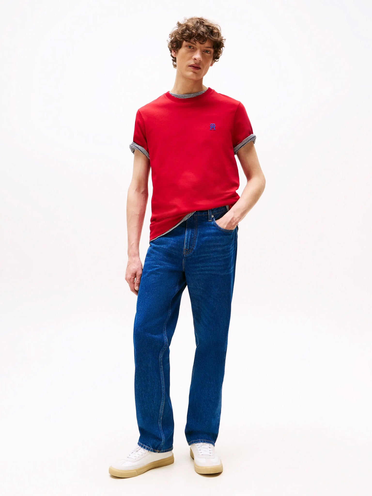 Ανδρικό t-shirt MONOGRAM IMD TEE MW0MW39256XLD | MW0MW39256XLD