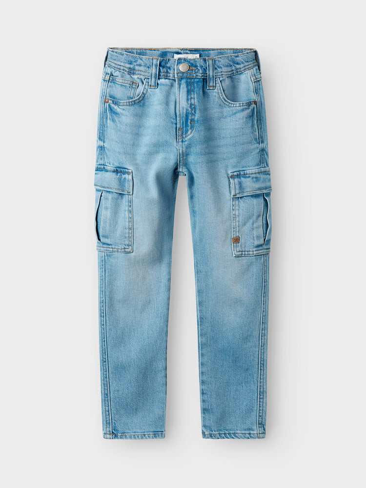 Εφηβικό παντελόνι cargo NKMSILAS TAP CARGO JEANS 6650-AZ NOOS 13237339 | 13237339