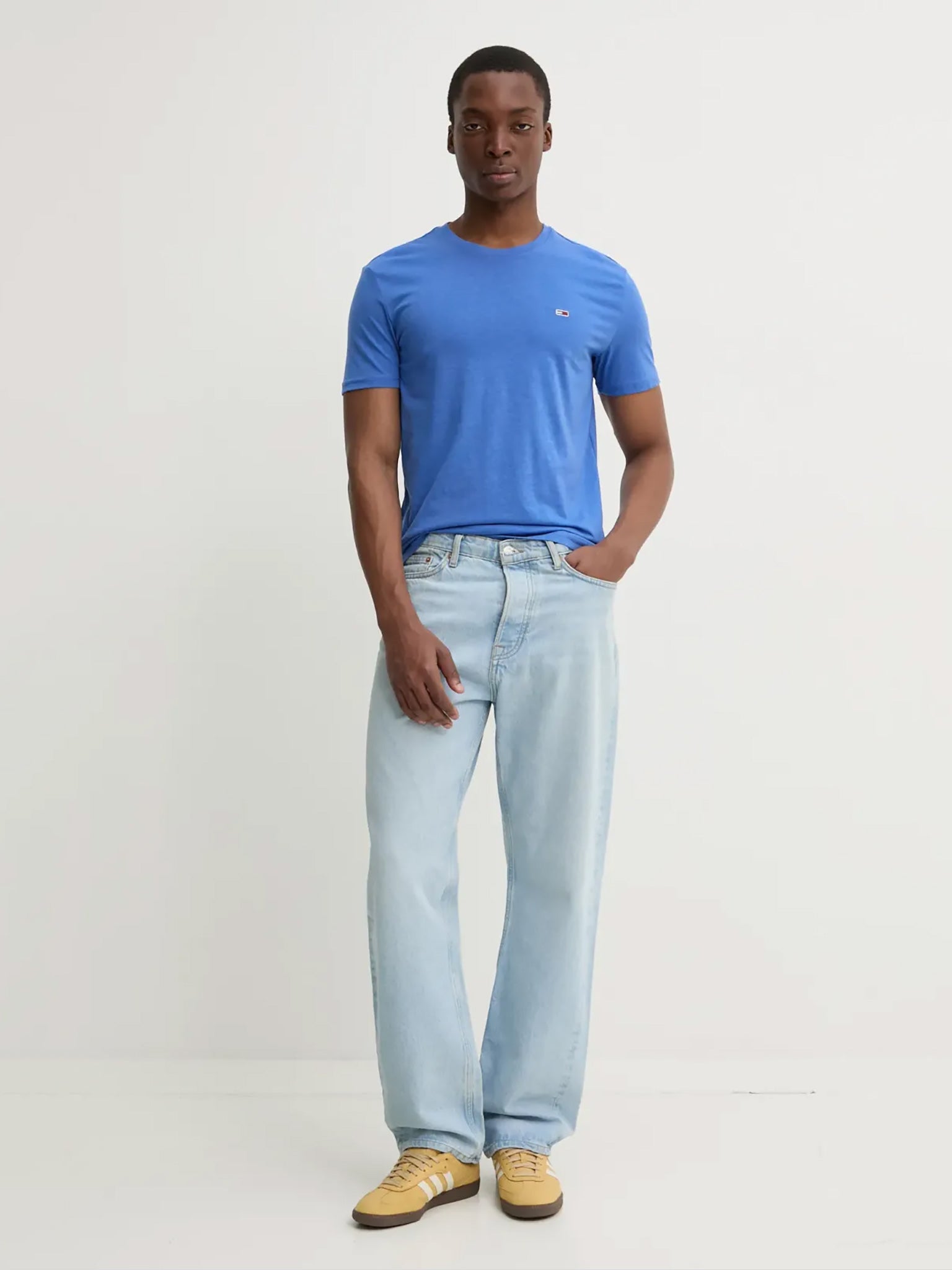 Ανδρικό t-shirt TJM XSLIM JASPE HTR TEE DM0DM20363C6E | DM0DM20363C6E