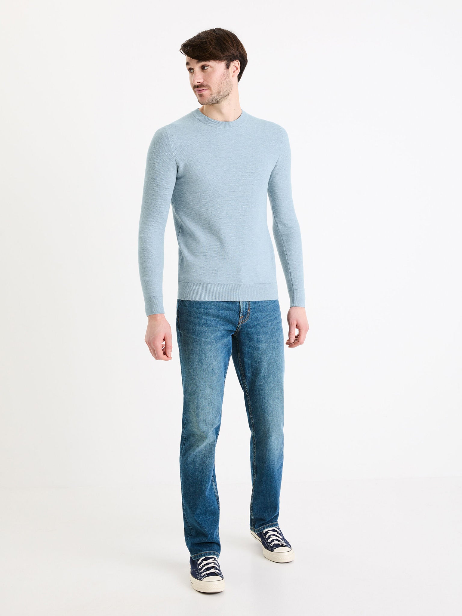 Ανδρική μπλούζα πλεκτή CREW NECK JUMPER BEPIC | BEPIC