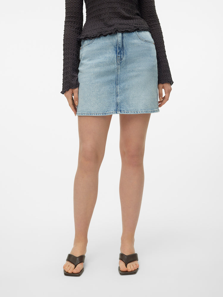 Γυναικεία φούστα τζιν light blue VMTESSA HR SHORT DNM SKIRT MIX GA NOOS 10301536 | 10301536