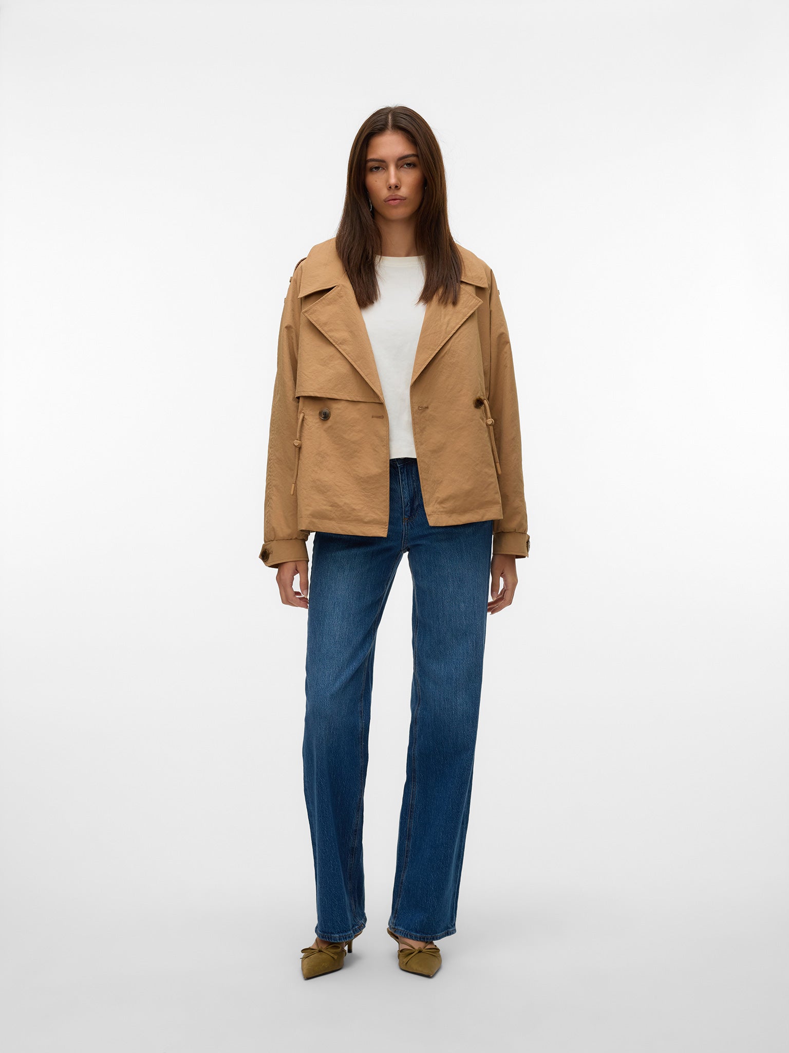 Γυναικεία καπαρντίνα VMBRAVESIENNA SHORT TRENCHCOAT 10322857 | 10322857