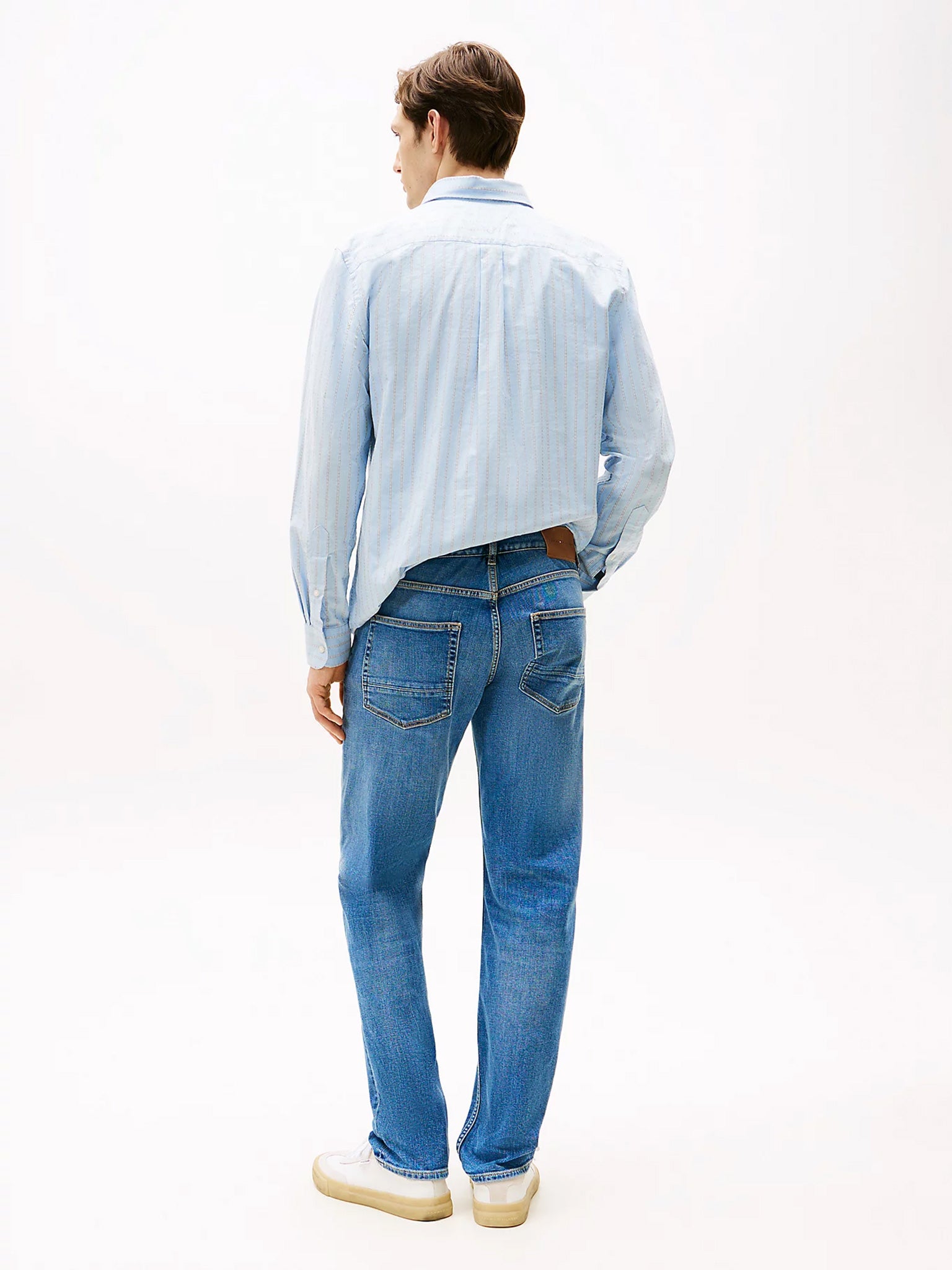 Ανδρικό παντελόνι τζιν CORE DENTON LIGHT BLUE MW0MW390331AN | MW0MW390331AN