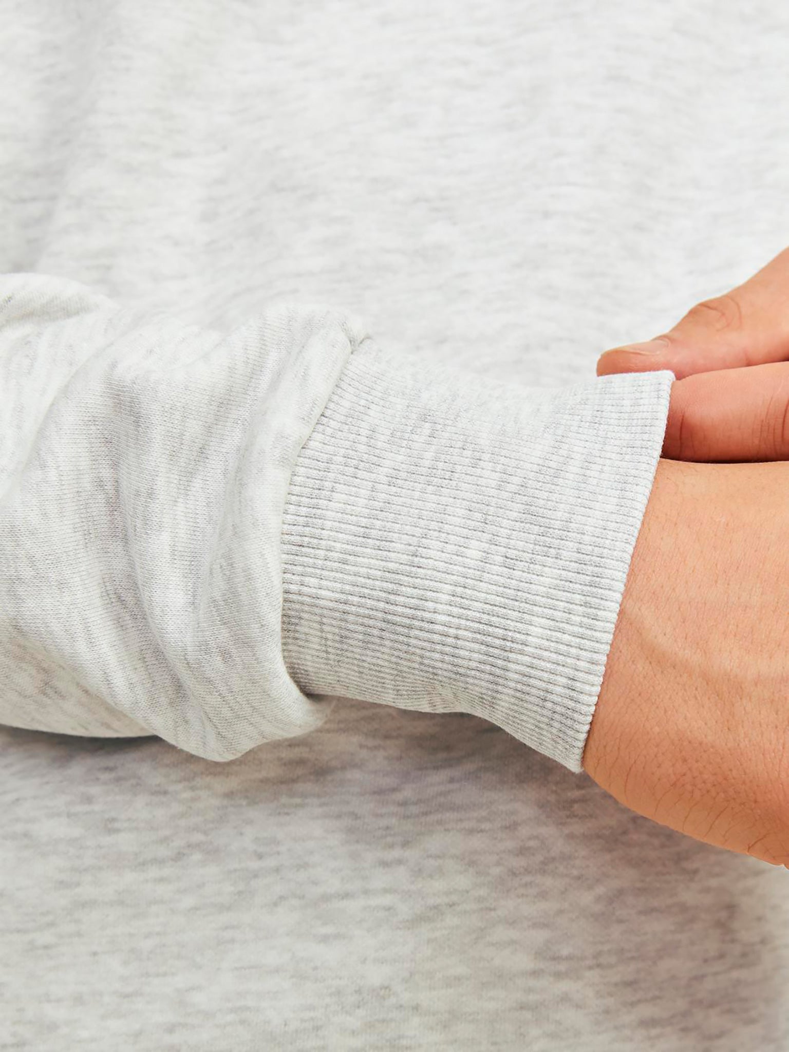 Ανδρική μπλούζα φούτερ μελανζέ JJFERRIS SWEAT HOOD 12256838 | 12256838