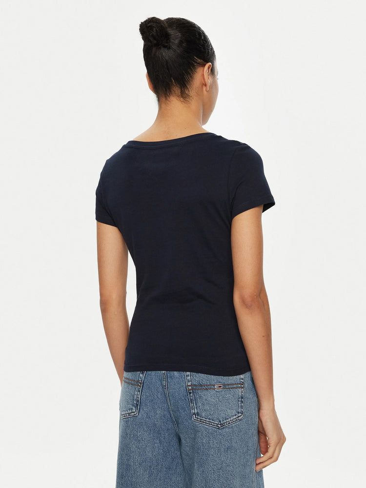 Γυναικείο t-shirt TJW V-NECK TEE DW0DW20458C1G | DW0DW20458C1G