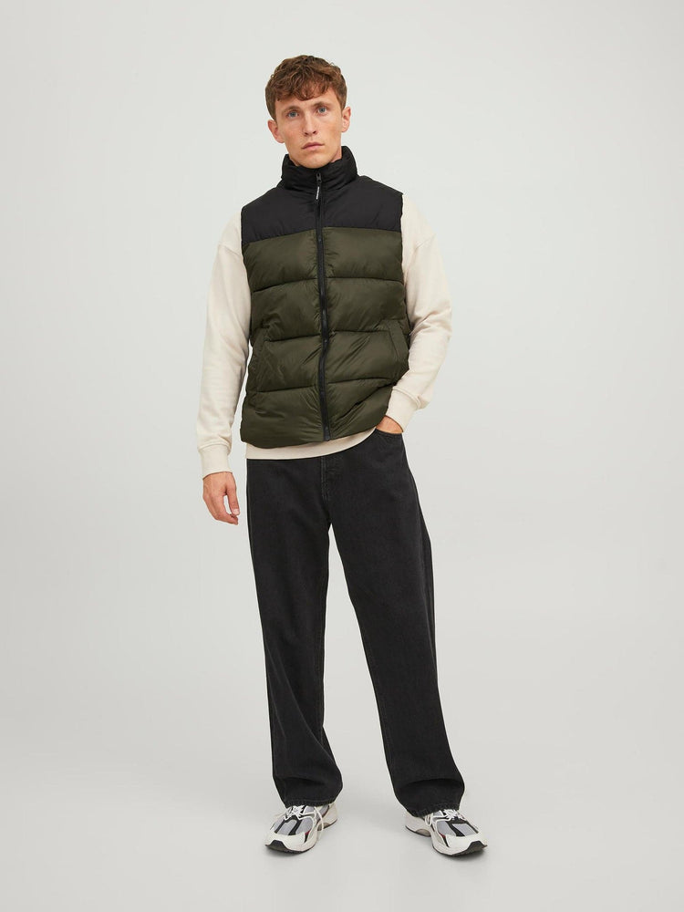 Ανδρικό γιλέκο puffer JJETOBY BODYWARMER COLLAR 12235861 | 12235861