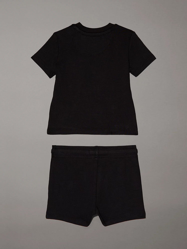 Βρεφικό σύνολο μακό MONOGRAM LOGO T-SHIRT SHORTS SET IN0IN00319BEH | IN0IN00319BEH