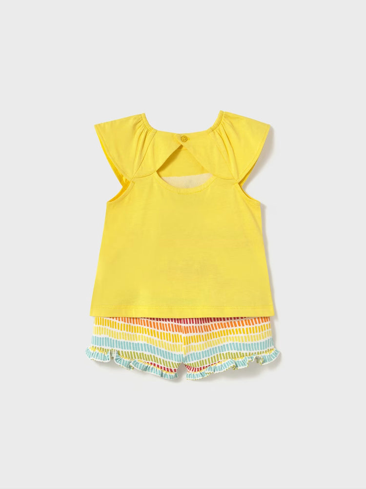 Βρεφικό σετ με μπλούζα φρούτα 25-01233-090 | 25-01233-090