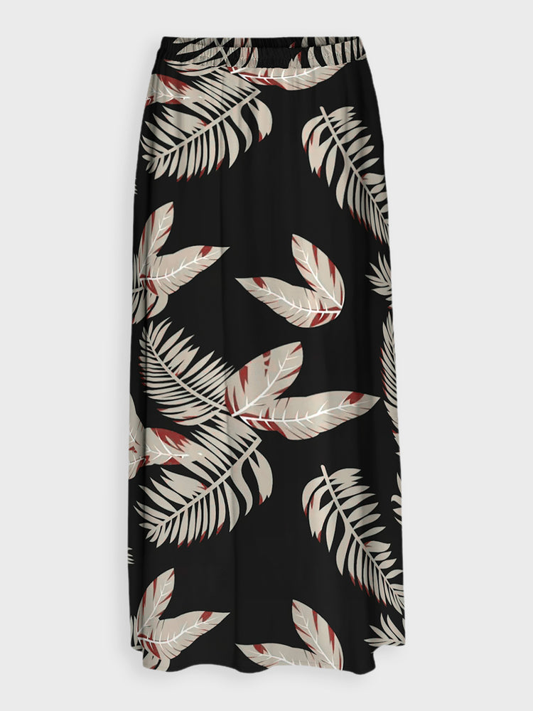 Γυναικεία φούστα φύλλα VMEASY JOY MAXI SLIT SKIRT WVN 10302047 | 10302047