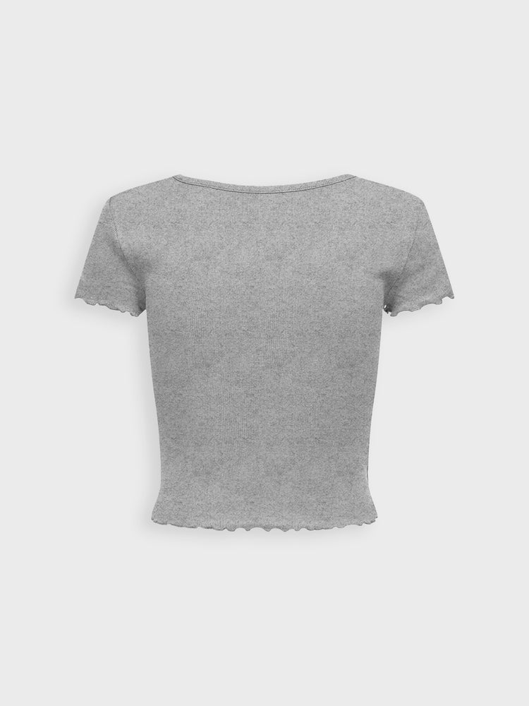 Γυναικεία μπλούζα μακό ONLBETTY LIFE S/S V-NECK TOP 15311919 | 15311919