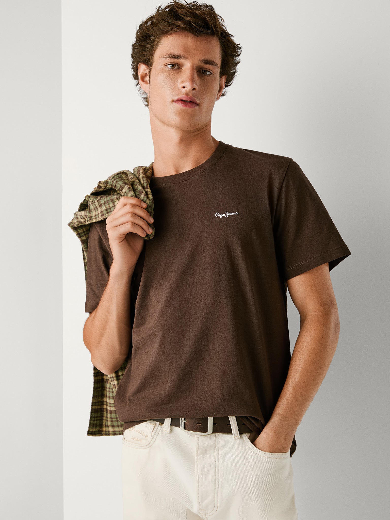 Ανδρικό t-shirt dark brown PM509741898 | PM509741898