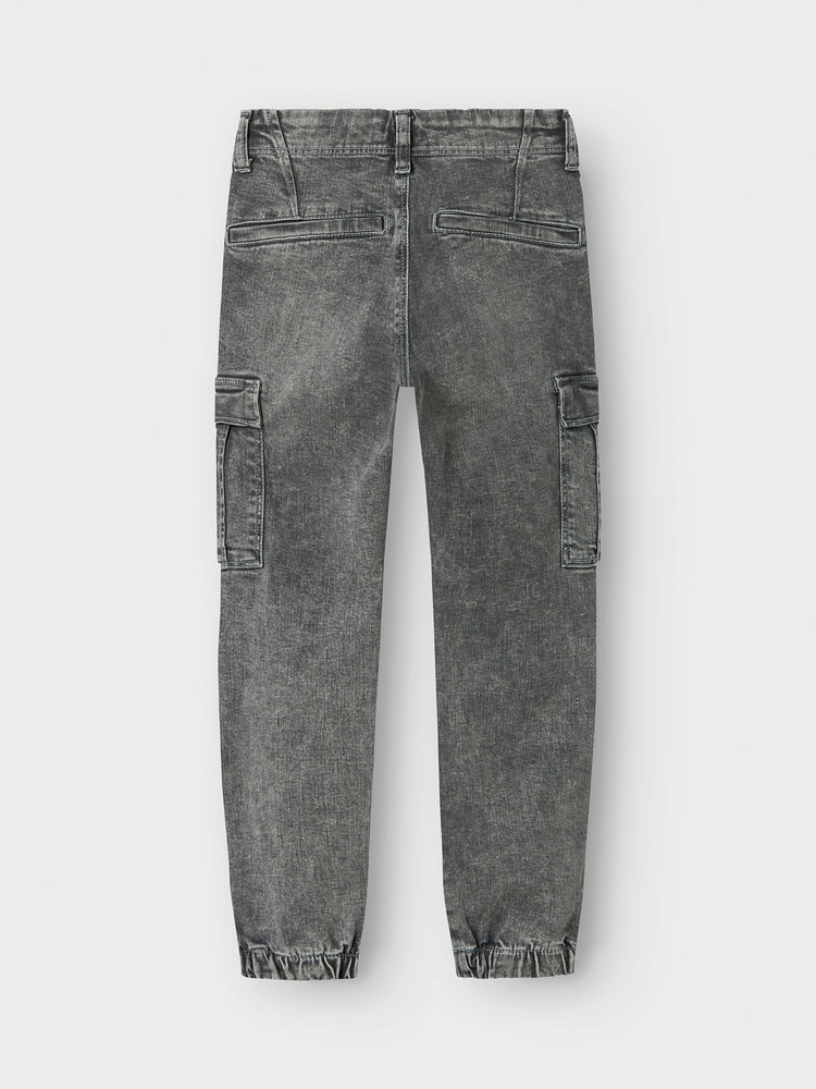Εφηβικό παντελόνι τζιν cargo NKMRYAN R CARGO JEANS 3742-MD 13234683 | 13234683