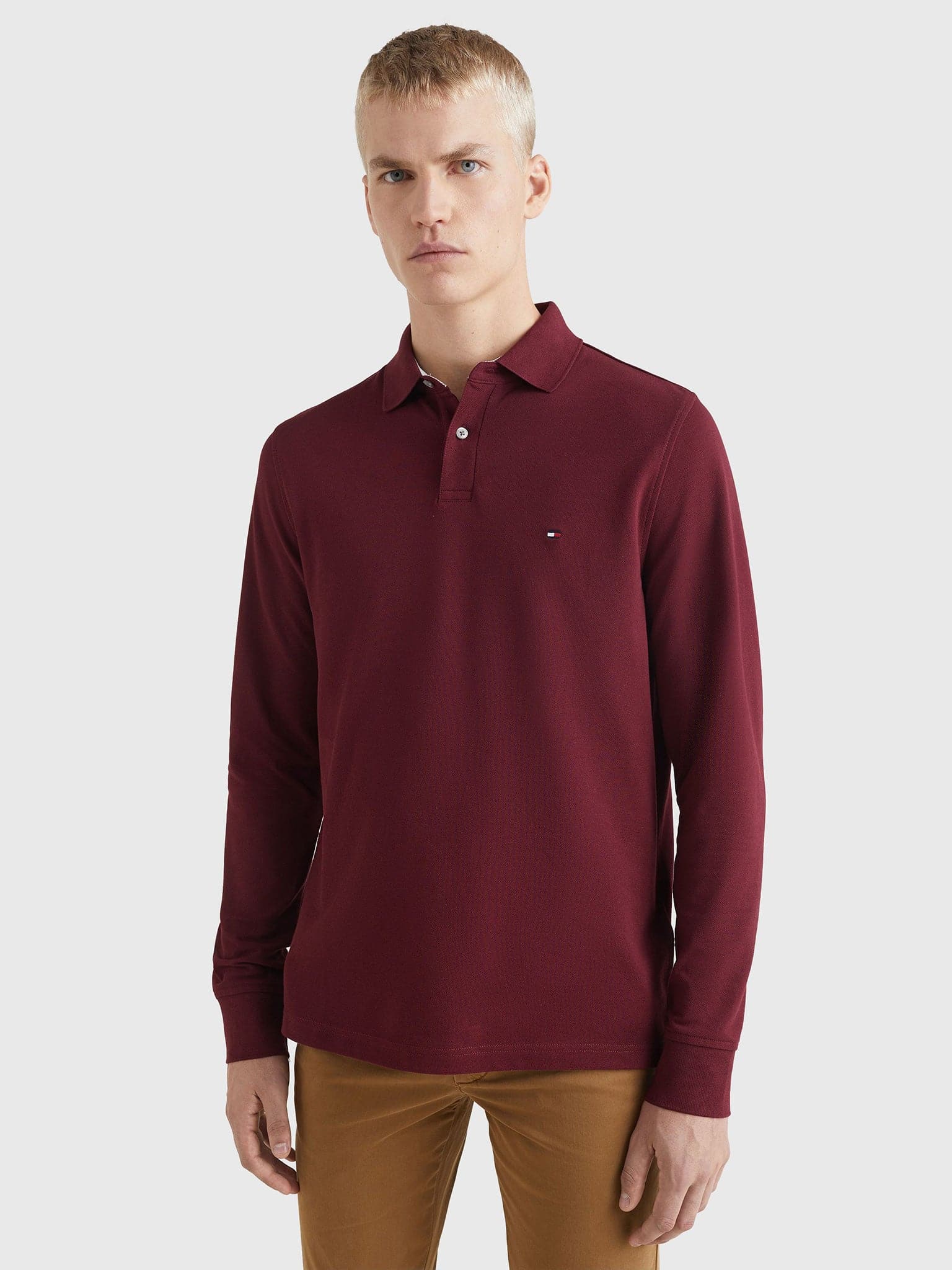 Ανδρικό polo 1985 COLLECTION LONG SLEEVE POLO MW0MW20183XJS | MW0MW20183XJS