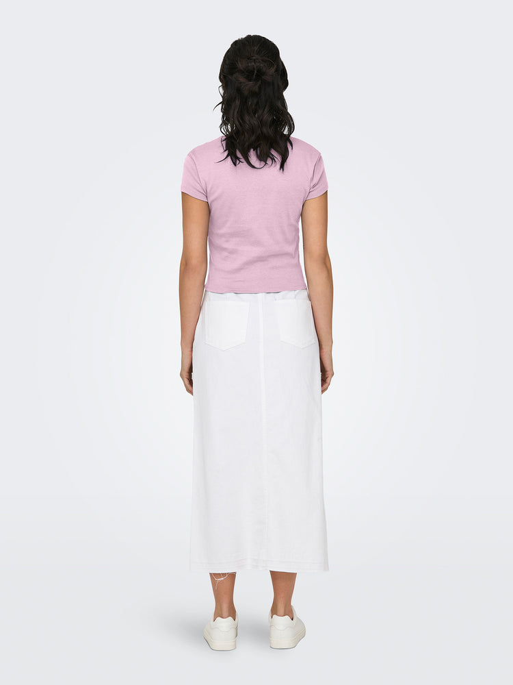 Γυναικείo t-shirt ONLELINA S/S O-NECK SHORT TOP JRS NOOS 15320229 | 15320229