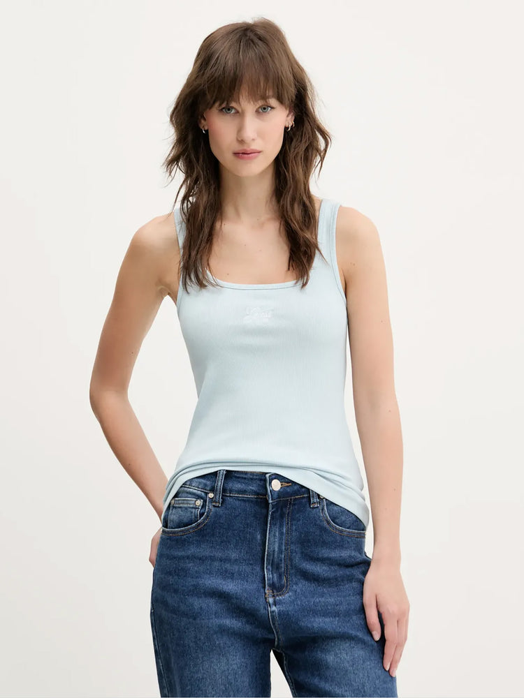 Γυναικείο top slim rib - organic cotton gunnar str W5GP26KA0H1G7O7 | W5GP26KA0H1G7O7