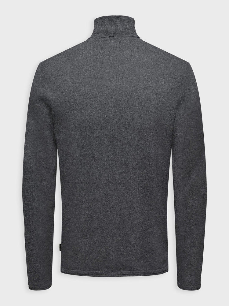Ανδρική μπλούζα ζιβάγκο ONSGARSON LIFE 12 RECYCLED ROLL KNIT 22026210 | 22026210