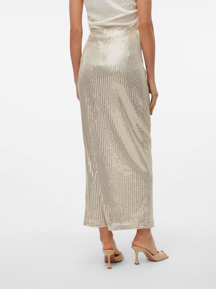Γυναικεία φούστα παγιέτες VMMONALISE HW LONG SKIRT JRS 10306132 | 10306132