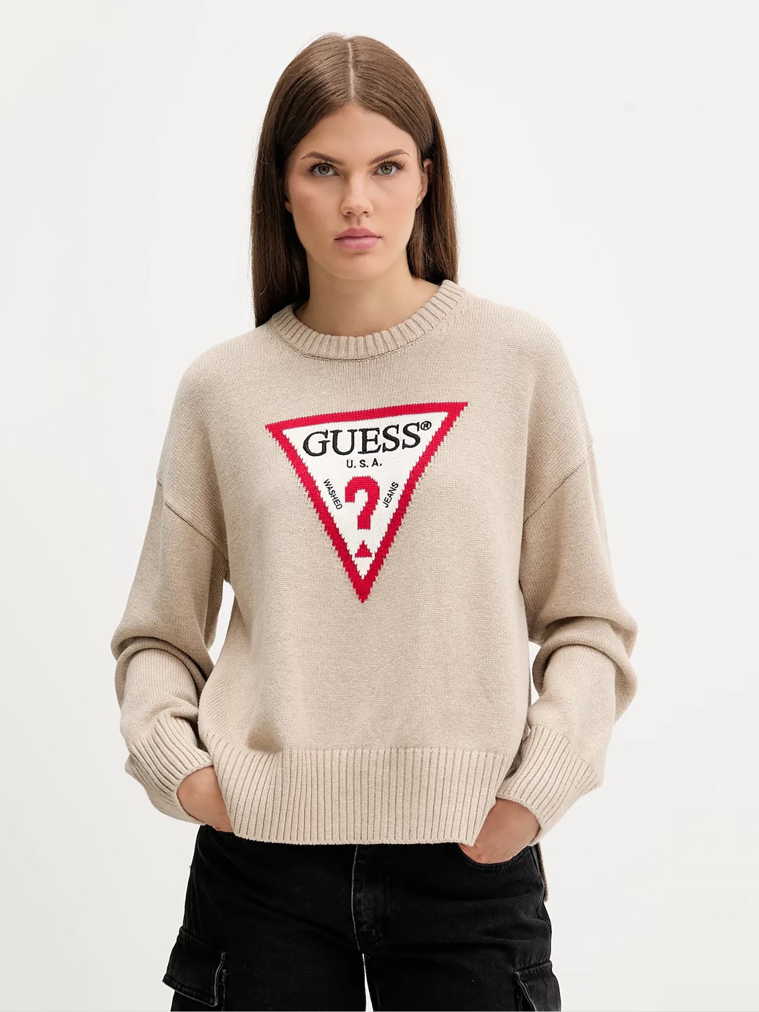 Γυναικεία μπλούζα πλεκτή W4BR12Z3HM1H147 | W4BR12Z3HM1H147