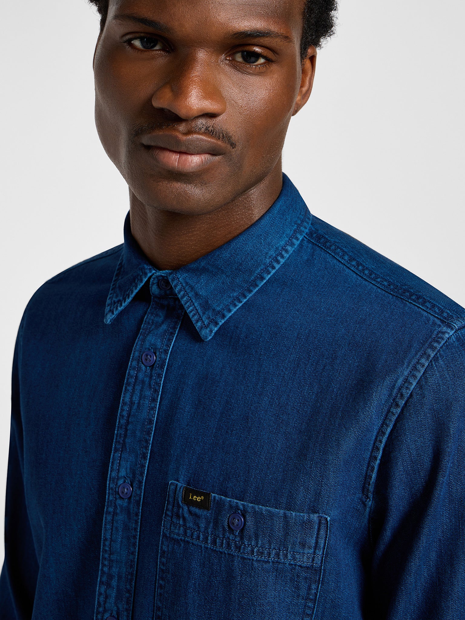 Ανδρικό πουκάμισο τζιν Blue Wash Shirt 112355712 | 112355712