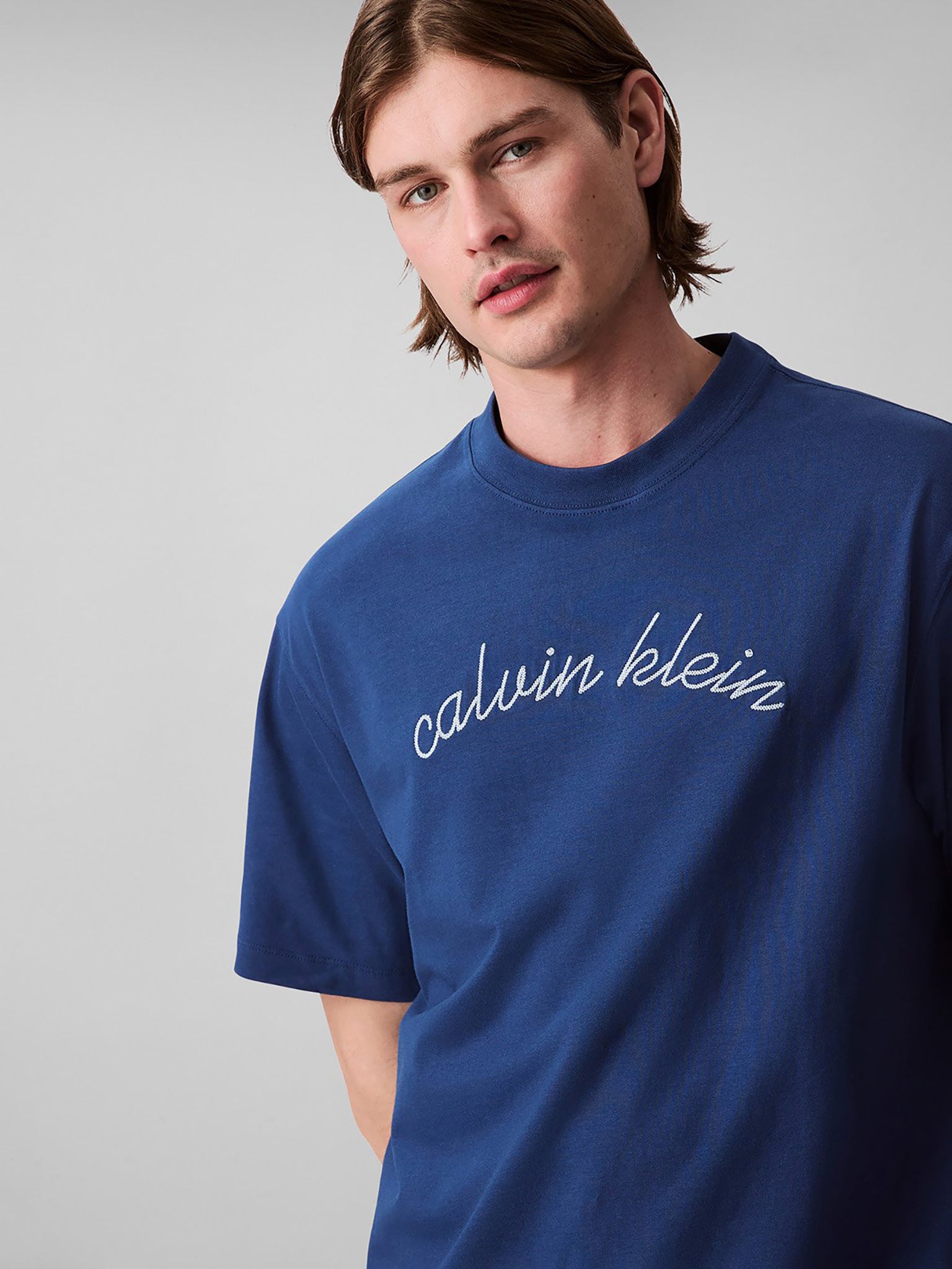 Ανδρικό t-shirt SS CNTR CHN STTCH 16 LV04RC225GC3I | LV04RC225GC3I