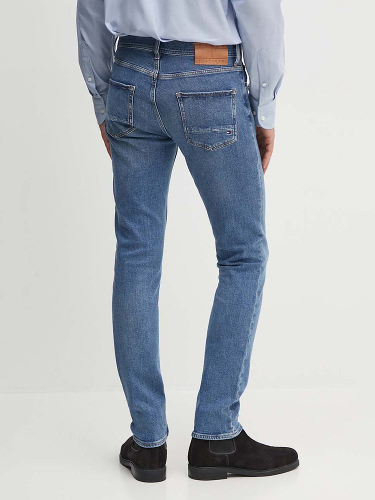 Ανδρικό παντελόνι τζιν STRAIGHT DENTON STR OTTO BLUE MW0MW363191BH | MW0MW363191BH