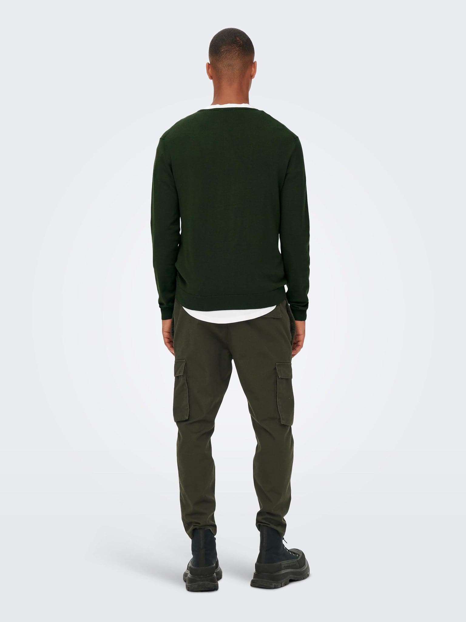 Ανδρική μπλούζα ψιλή πλέξη ONSWYLER LIFE REG 14 LS CREW KNIT NOOS 22020088 | 22020088