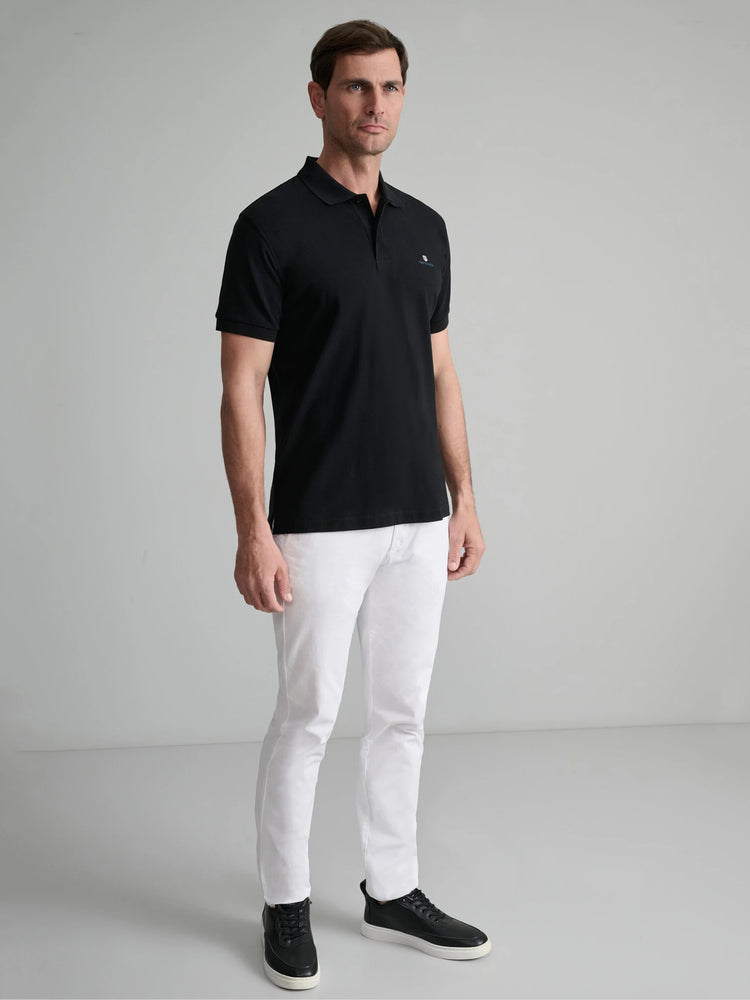 Ανδρικό polo black 24GE.300.8 | 24GE.300.8