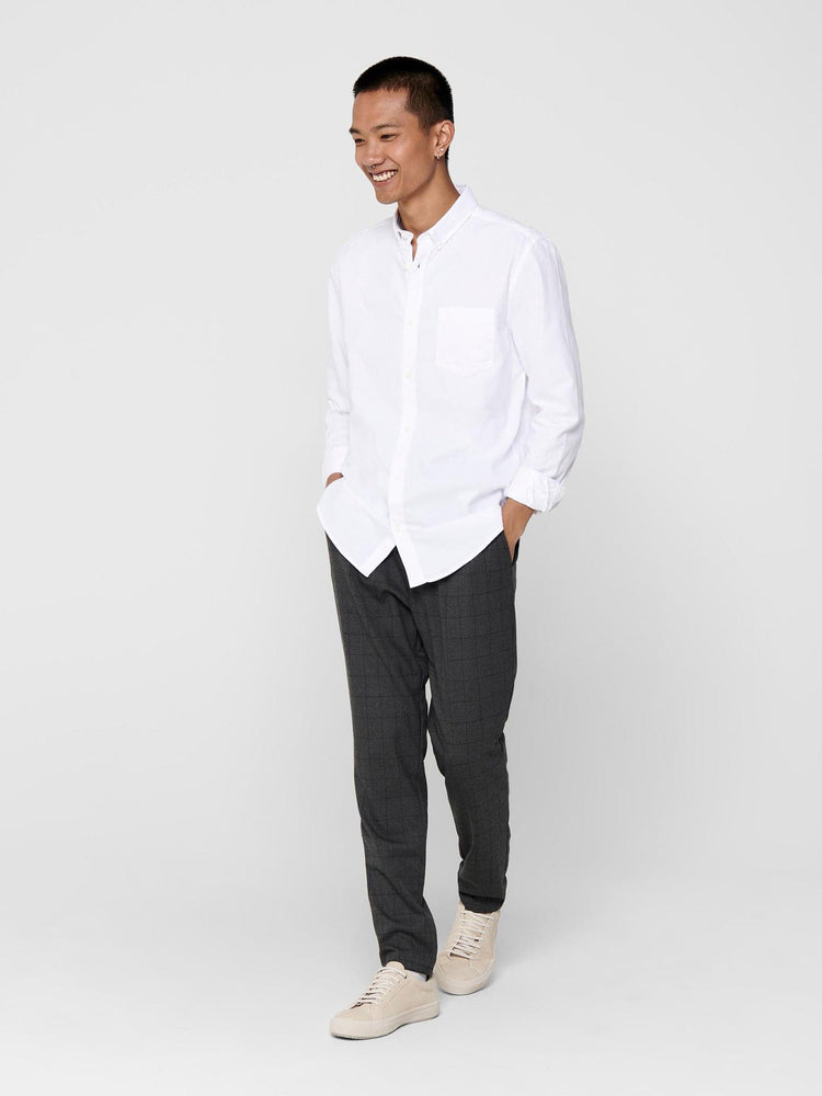 Ανδρικό πουκάμισο ONSALVARO SLIM LS OXFORD SHIRT 22006479 | 22006479
