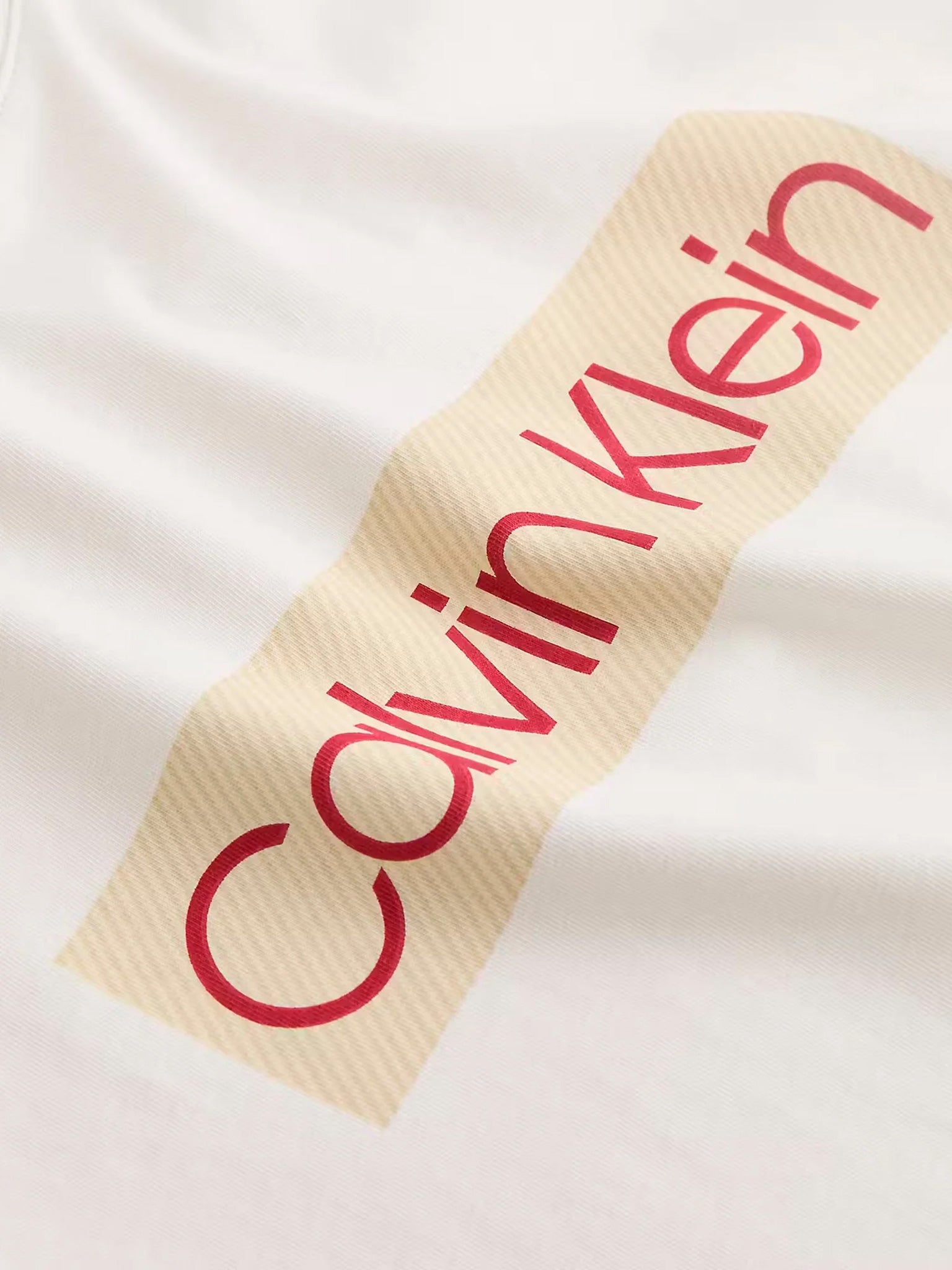 Ανδρικό t-shirt CALVIN KLEIN LABEL PRINT TEE J30J327472YAS | J30J327472YAS