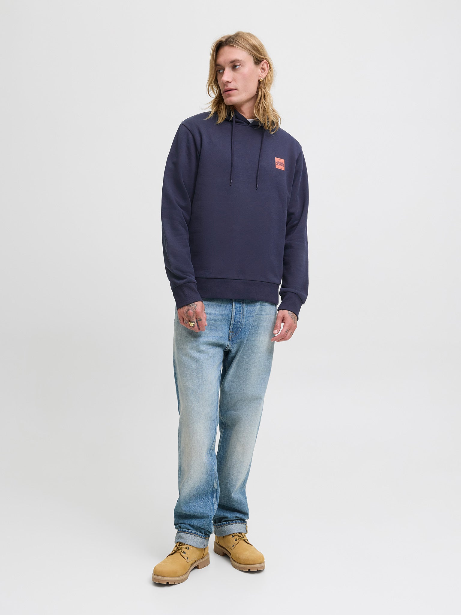 Ανδρική μπλούζα φούτερ JJBRANDY SWEAT HOOD 12279261 | 12279261