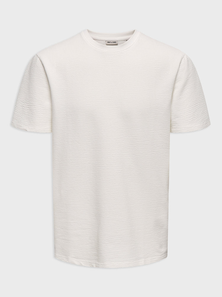 Ανδρικό t-shirt ONSKIAN LIFE REG SEERSUCKER SS TEE NOOS 22028692 | 22028692