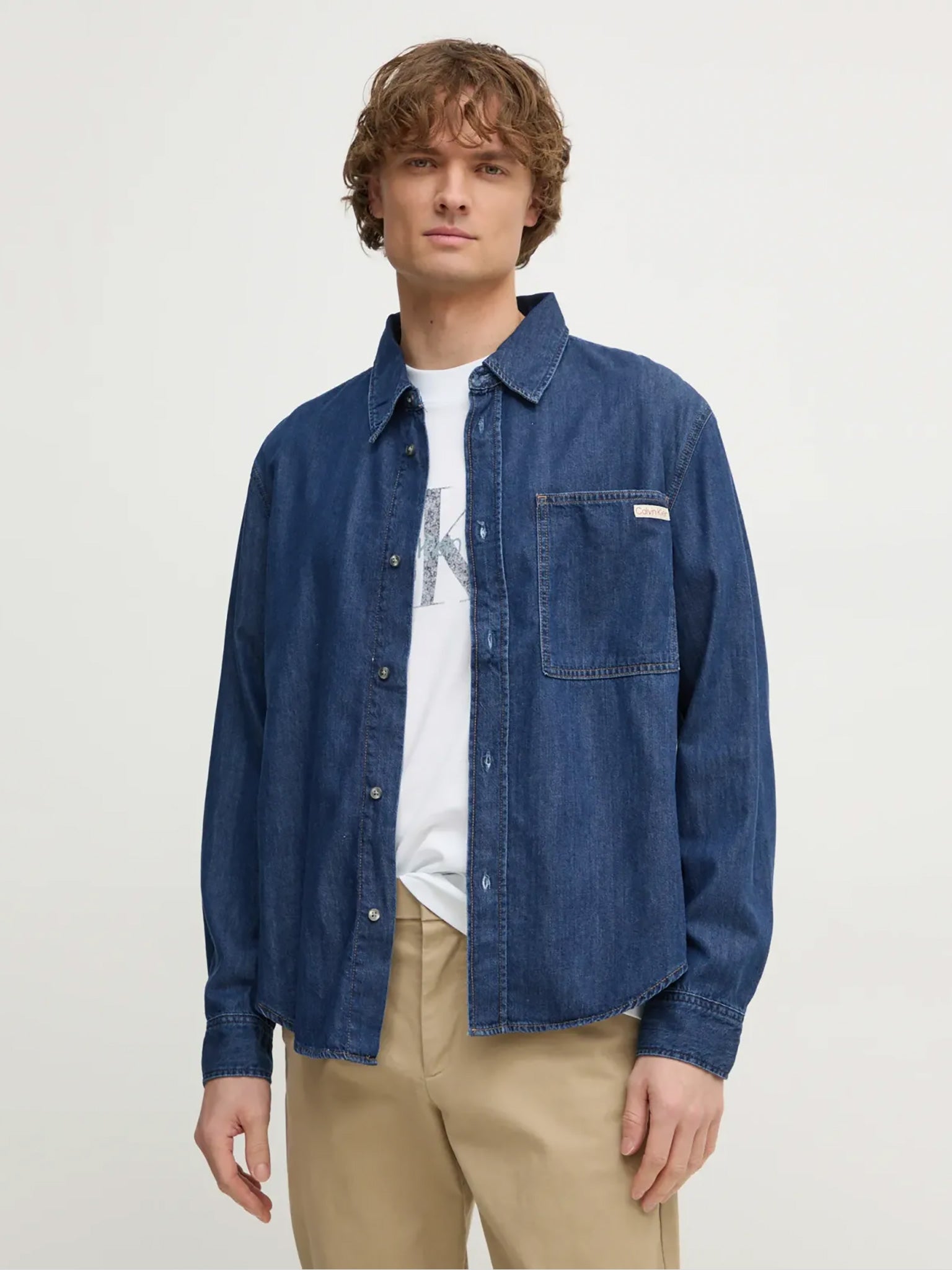 Ανδρικό πουκάμισο REGULAR DENIM SHIRT J30J3270221AP | J30J3270221AP