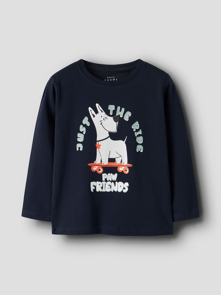 Παιδική μπλούζα μακό skate dog NMMVUX LS TOP 13224978 | 13224978