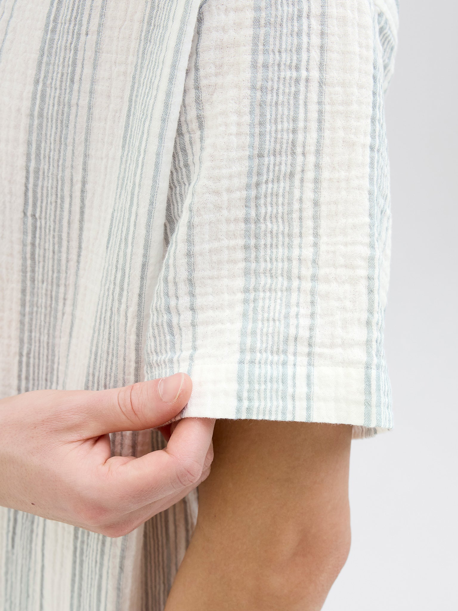 Ανδρικό πουκάμισο ριγέ JOREASTER PATRAS RESORT SHIRT SS 12274798 | 12274798