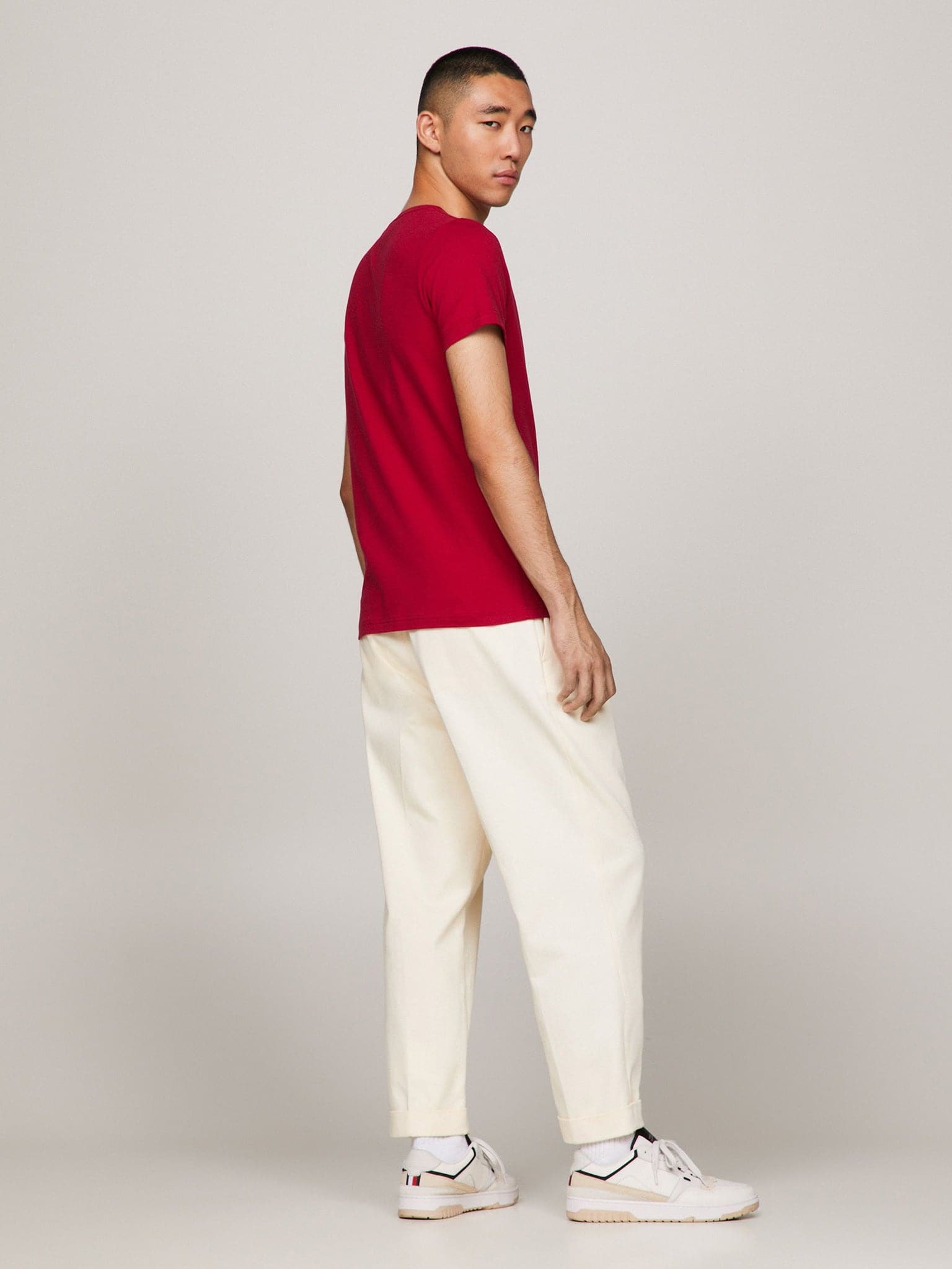 Ανδρικό t-shirt STRETCH SLIM FIT TEE MW0MW10800XJV | MW0MW10800XJV