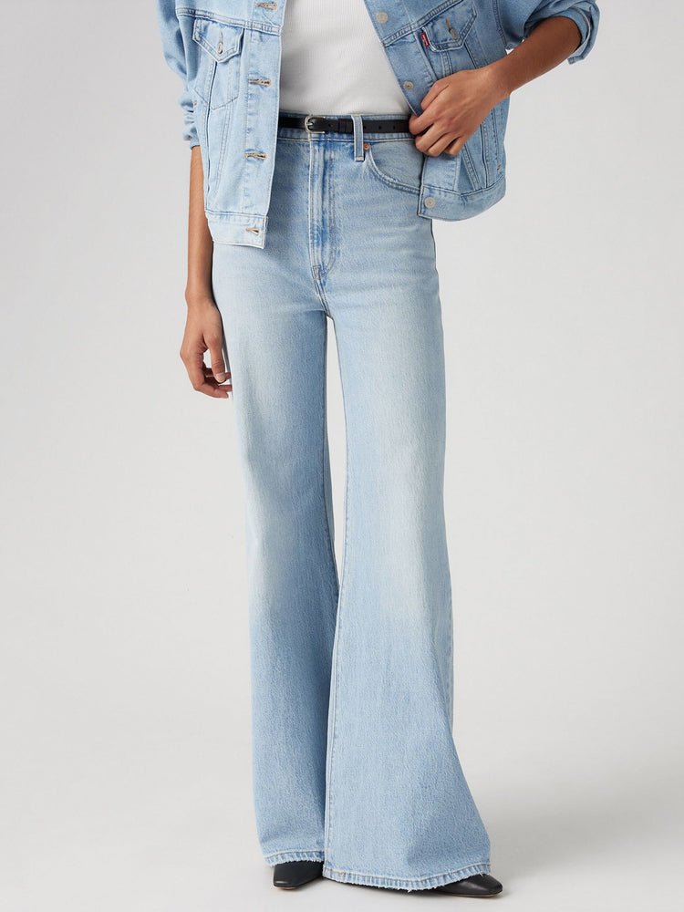 Γυναικείο παντελόνι τζιν Ribcage Bell Jeans - Blue Levi's® GR A75030021 | A75030021