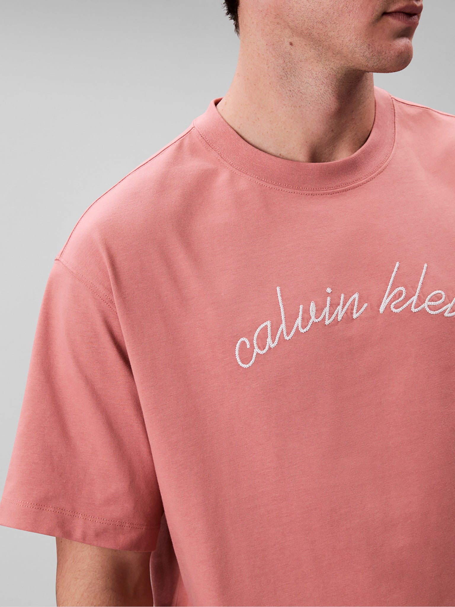 Ανδρικό t-shirt SS CNTR CHN STTCH LV04RC225GNQ | LV04RC225GNQ