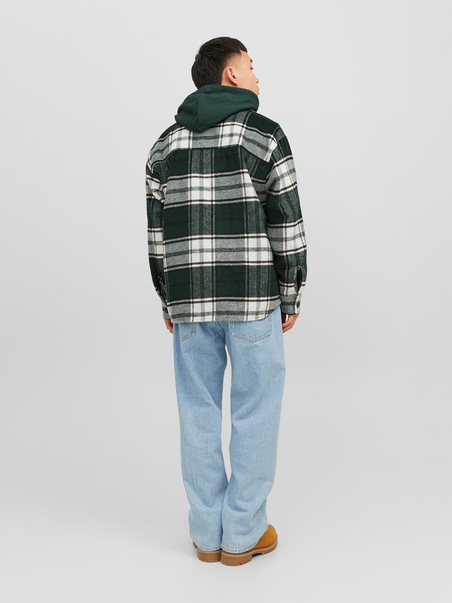 Ανδρικό πουκάμισο JORZAC CHECK OVERSHIRT 12239303 | 12239303