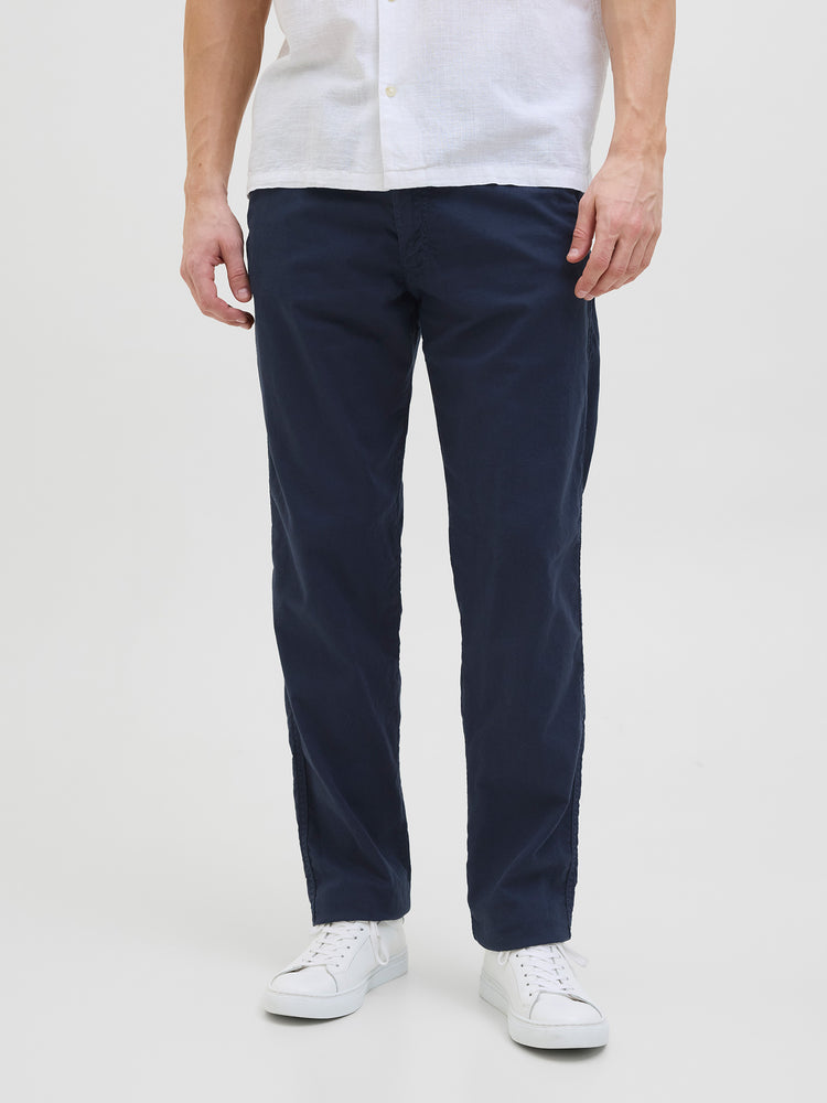 Ανδρικό παντελόνι λινό JPSTKANE HYBRID BONDI JOGGER 12274977 | 12274977
