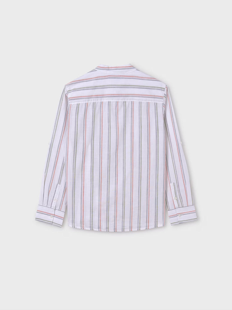 Εφηβικό πουκάμισο ρίγες Better Cotton 24-06122-030 | 24-06122-030