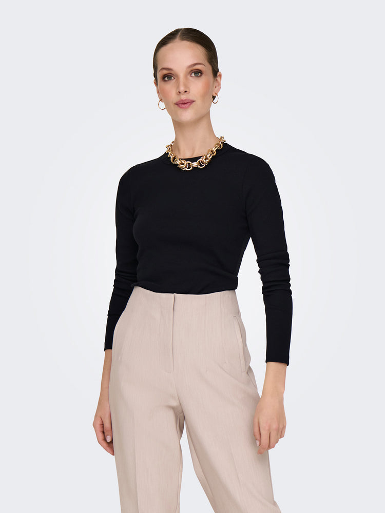 Γυναικεία μπλούζα ONLVAL L/S O-NECK TOP CC JRS 15339772 | 15339772