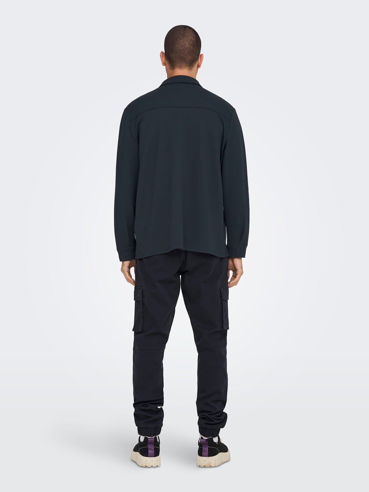 Ανδρικό πουκάμισο overshirt ONSNEWKODYL OVERSHIRT SWEAT NOOS 22021279 | 22021279