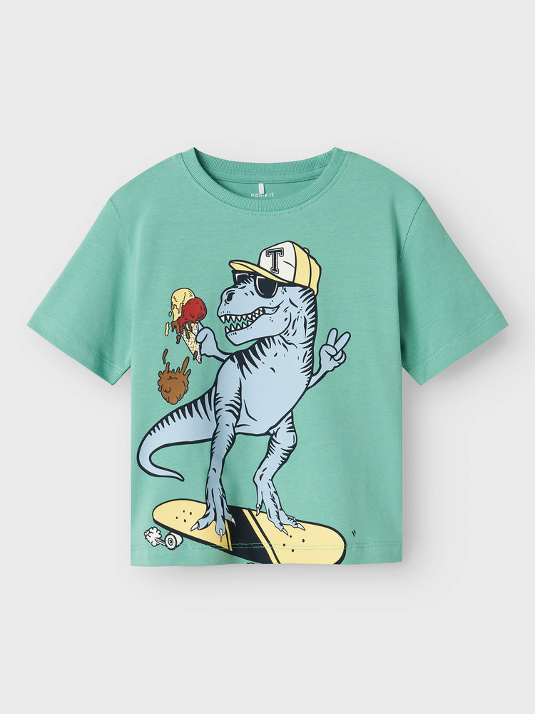 Παιδική μπλούζα μακό NMMDINO NREG SS TOP BOX 13241216 | 13241216