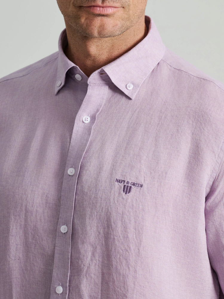 Ανδρικό πουκάμισο λινό viola 24NG.SF005/1B | 24NG.SF005/1B