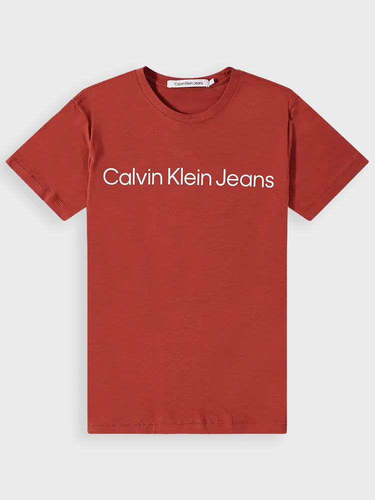 Ανδρικό t-shirt INSTITUTIONAL LOGO SLIM TEE J30J322344XA0 | J30J322344XA0