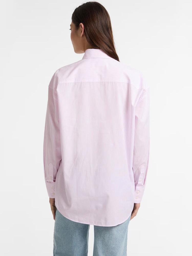 Γυναικείο πουκάμισο ριγέ oversize pockets shirt W5RH94WGZ11F6DX | W5RH94WGZ11F6DX