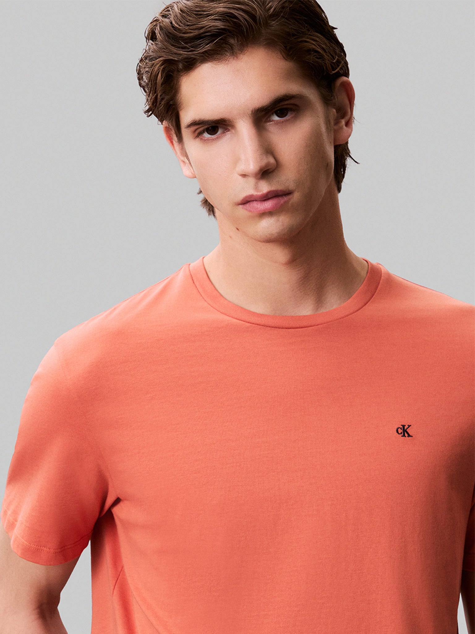 Ανδρικό t-shirt SS SMOOTH CTTN SOLID CREWNK TEE LV040HM265FDZ | LV040HM265FDZ